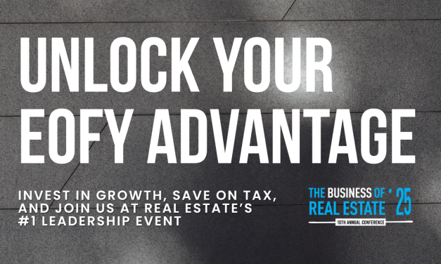 EOFY Alert: Last Chance to Secure Your Spot at The Business of Real Estate 2025 — And Reap the Tax Benefits